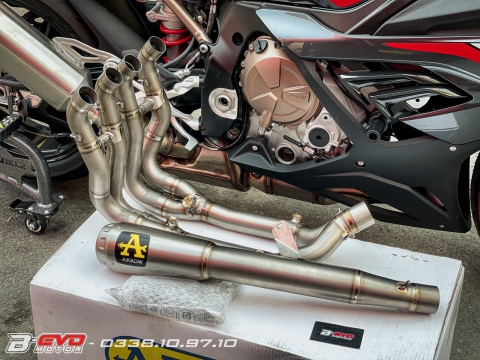 SIÊU CÁ VOI SÁT THỦ BMW S1000RR 2022 NÂNG CẤP "SIÊU SÚNG" ARROW PRORACE FULL SYSTEM TITANIUM PHIÊN BẢN SBK REPLICA
